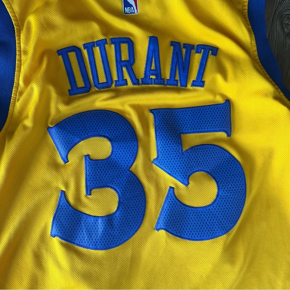 Kevin Durant #35 Golden State Warriors adidas basketball jersey men's medium